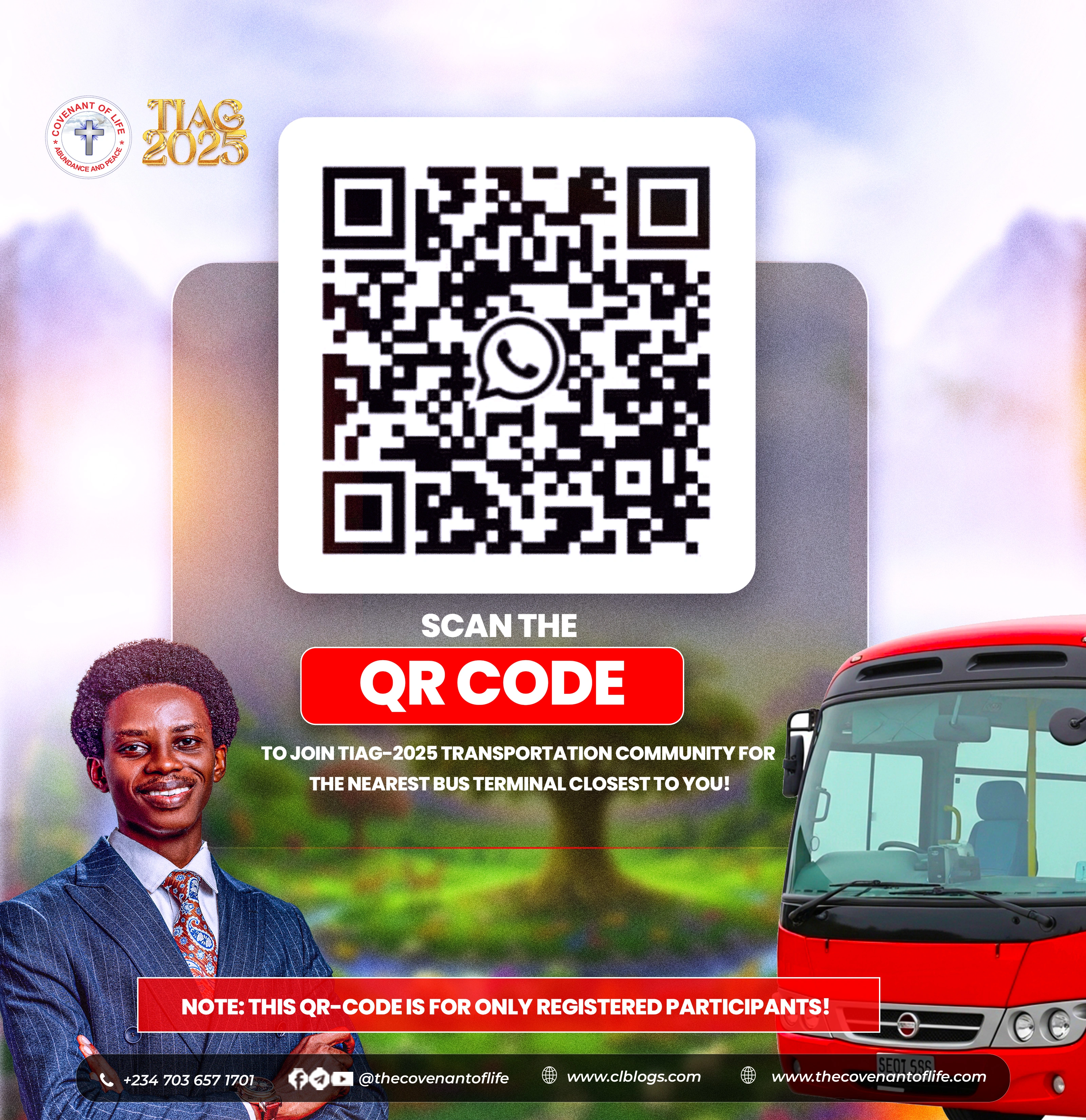 TIAG 2025 Transport QR Code